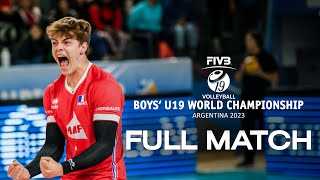 FRA🇫🇷 vs IRI🇮🇷  Full Match  Boys U19 World Championship  Final Gold [upl. by Atter]