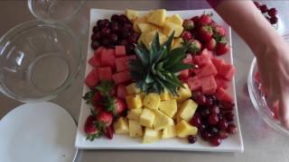 Super Impressive ThrowTogether Fruit Platter For Easy Entertaining [upl. by Rao]