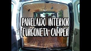 10 Cómo Panelar Interior Furgoneta Camper  Al Son de mi Furgón [upl. by Ecirtram]