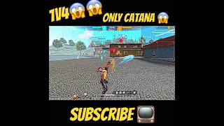 ONLY CatanA 😱😱  1v4  foryou freefire foryoupage [upl. by Madel]