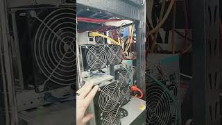 My Home Crypto Mining Shed is Hard at Work Making Money shorts bitcoin crypto [upl. by Lebazi]