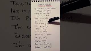 Broken angel💔Arash featHelenaenglishversion songlyrics ytshorts plzzsubscribe [upl. by Bank]