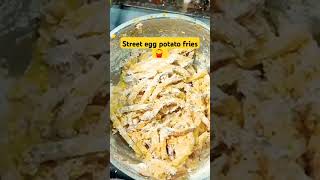 Street egg patato🍟shortvideo shortfood streetfood [upl. by Netsrejk]