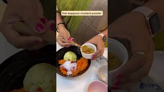 mango carrot pachadi lessoilcooking easyrecipe health [upl. by Htebazila306]