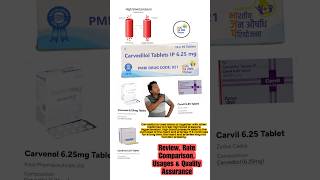 Carvedilol 625Hypertension  blood pressure  janaushadhi carvedilol [upl. by Eirehs]