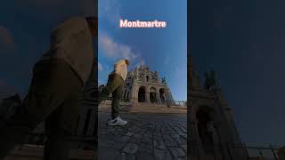 Montmartre Paris🇲🇫💙🤍❤️ foryou travel parischurch travel fypシ゚viral shorts insta360x4 [upl. by Glennis59]