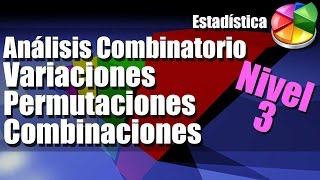 Variaciones Combinaciones Permutaciones Ejercicios Resueltos Nivel 3 [upl. by Ramsey]