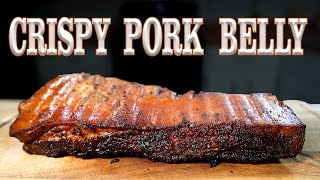 Easiest way to make CRISPY PORK BELLY on a Webber Kettle Grill [upl. by Mulderig]