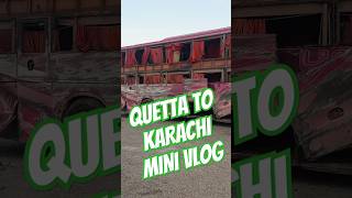 Quetta To Karachi Vlog 😱😱😱😱😱😱😱 srehman vlog sabihurrehman Sabihurrehman viralshorts [upl. by Fortunia]