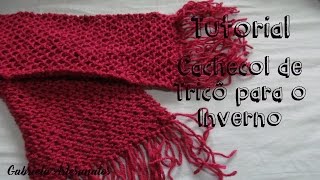 DIY Manta de Tricô para o Inverno [upl. by Anwahsar717]