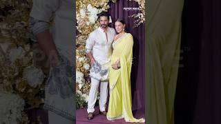 Neha Dhupia with husband Angad Bedi At Manish Malhotra Diwali Party bollywood shorts [upl. by Acissey]