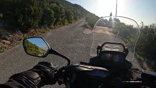 Croatia on motorcycle Side narrow roads of the Pelješac peninsula MT 16 [upl. by Dow243]