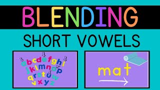 Lets Learn Blending CVC Short Vowel Words [upl. by Sallee]