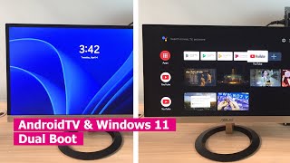 How to install android tv and windows 10 dual boot [upl. by Brody]