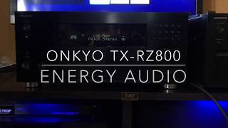 ONKYO TXRZ800 722 Dolby Atmos surround Home theater system [upl. by Ilahtan5]