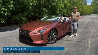 2024 Lexus LC 500 Convertible Updates [upl. by Alleirbag]