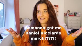 Someone gifted me Daniel Ricciardo McLaren merch [upl. by Dirtsa]