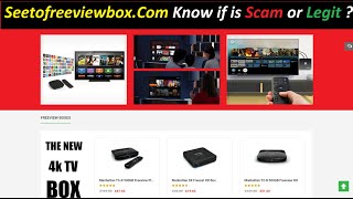 Seeto  Seeto freeview box  Seetofreeviewbox Reviews  SeetofreeviewboxCom is Scam or Legit [upl. by Schnorr661]