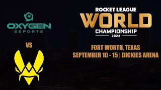 Oxygen vs Vitality  Swiss Stage Round 5  Rocket League World Championship 2024 [upl. by Eremehc]