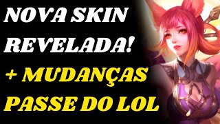 Nova Skin da Ahri  Mudanças para o Novo Passe do League of Legends [upl. by Aluap978]