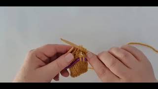 How To Knit C2F In Knitting [upl. by Enyedy]