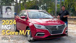 2024 MG 5 Core MT FULL TOUR REVIEW [upl. by Lekym938]