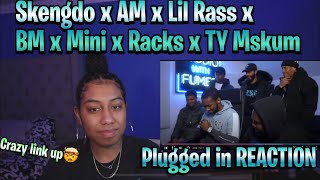 Skengdo x AM x Lil Rass x BM x Mini x Rack5 x TY x Mskum  Plugged In WFumez The Engineer REACTION [upl. by Yebot]