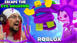 Trapped in Roblox Evil Dollhouse with Candy Doll Darling FGTeeV Escape Game [upl. by Pavkovic]