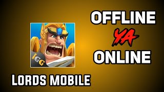 Lords mobile game offline ya online with English subtitles [upl. by Esdnil]