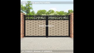 Iron Gate Design Simple Gate Design 12 Ft Gate Design Iron Gate Design For Home [upl. by Eninej966]