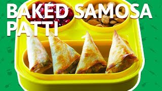 No Fry Veggie Samosa Recipe For Kids Tiffin  How To Make Baked Samosa in Oven  Healthy Baked [upl. by Shakespeare]