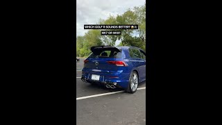 Which Golf R generation sounds better the MK7 or the MK8 [upl. by Berghoff]