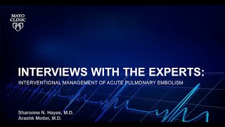 Interventional Management of Acute Pulmonary Embolism HayesMotiei [upl. by Aramaj]