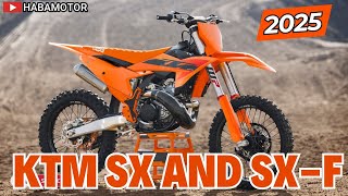 The 2025 KTM SX and SXF Range Redefines Racing Precision [upl. by Malvie509]