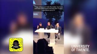 Snapchat Story College Tour with Jamie Hyneman  Friday 10 March 2017 [upl. by Hara]