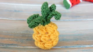 How to Crochet a Mini Pineapple [upl. by Alehs755]