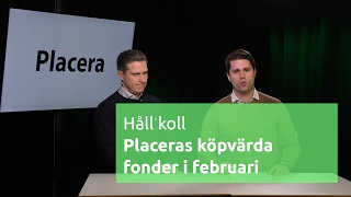 Håll koll  Placeras köpvärda fonder i februari [upl. by Slavic536]