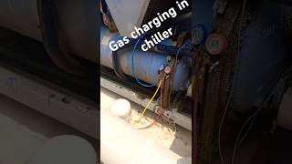 Charging Gas 134a in carrier chiller [upl. by Ditzel]