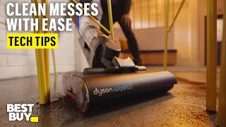 The Maneuverable and Powerful Dyson WashG1 Wet Cleaner – Tech Tips from Best Buy [upl. by Steere]