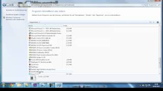 Windows 7 Programme deinstallieren  Anleitung für Anfänger [upl. by Corney446]