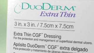 DuoDerm Hydrocollid Dressings [upl. by Blanka]