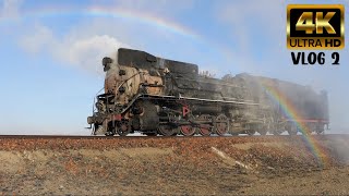 蒸汽火車穿越彩虹 The train passes through the rainbow！🌈🚂 [upl. by Revned]