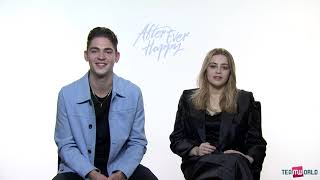 AFTER 4  La nostra intervista a Hero Fiennes Tiffin e Josephine Langford [upl. by Byrle]