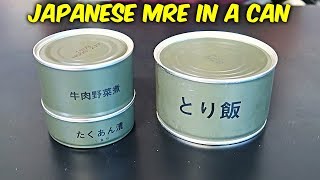 Japanese MRE in a Can [upl. by Ltney]