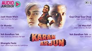 Karan Arjun  Full Movie Songs jukebox  Shahrukh Salman Kajol Mamta  Film Ke Saare Gaane [upl. by Sudhir]