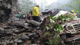 RISHIKESH CAMPING VERY DANGEROUS LANDSLIDE [upl. by Ttehc]