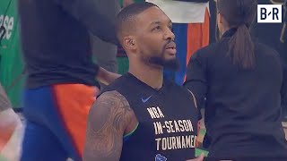 Damian Lillard Joins Inside the NBA Before Bucks vs Knicks Quarterfinals [upl. by Cookie630]