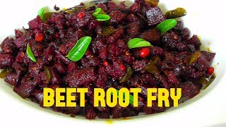 Beetroot fryhow to make healthy beetroot frysimple amp easy beetroot fry [upl. by Eirojram]