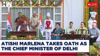 AAP LIVE Atishi Marlena Takes Oath As the Chief Minister Of Delhi  Arvind Kejriwal  AAP  Delhi [upl. by Hpeseoj]