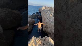 My first 20 meters cliff jumping 😱 [upl. by Arezzini]